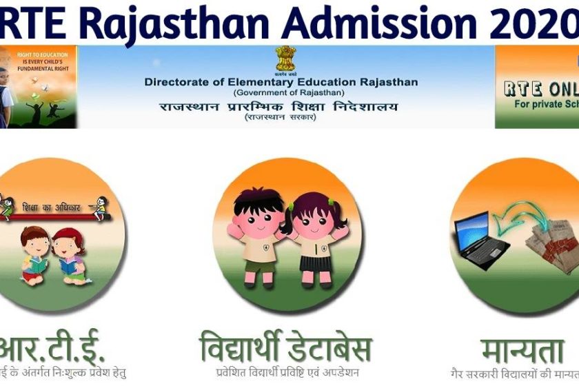 RTE Rajasthan Admission 2020-21 Registration – How to Apply Online
